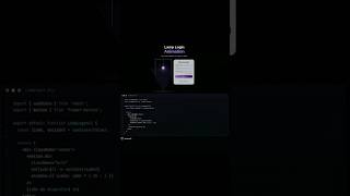 This Login Page Has a REAL Lamp 💡 | Lamp Login Animation with Framer Motion