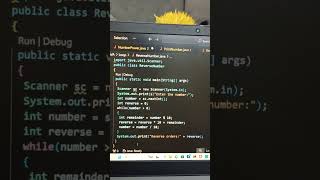 Reverse Number Code || Java Program💻#codenock #code#java#javaprogramming#javatutorial#corejava#codes