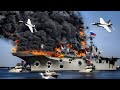 1 MINUTE AGO! Russian aircraft carrier smashed to pieces on its way to IRAN by the US