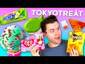 Trying 30 NEW Japanese Snacks! TOKYO TREAT REVIEW! Doritos, Hi-Chew!