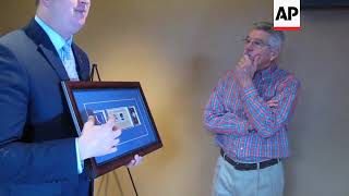 Fla. Man Gets Father's WWII Purple Heart Medal