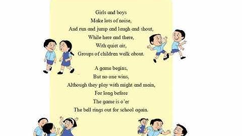 Recess-Std.4-Lesson 3-English Balbharati-SSC school-Maharashtra state board