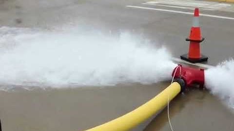 Hydrant Fire Flow Test using BigBoy Hose Monster