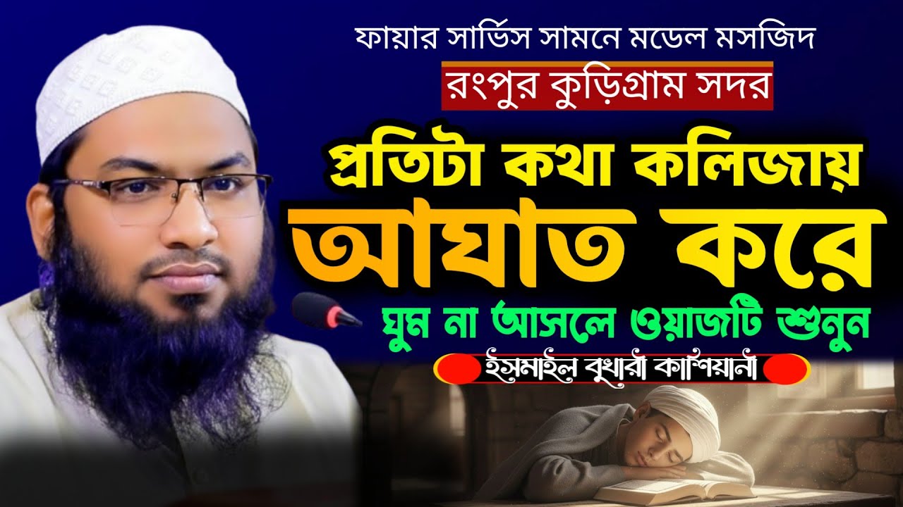 যাদু মাখা কন্ঠে | ইসমাইল বুখারী কাশিয়ানী  Mawlana ismail hussain bukhari new waz