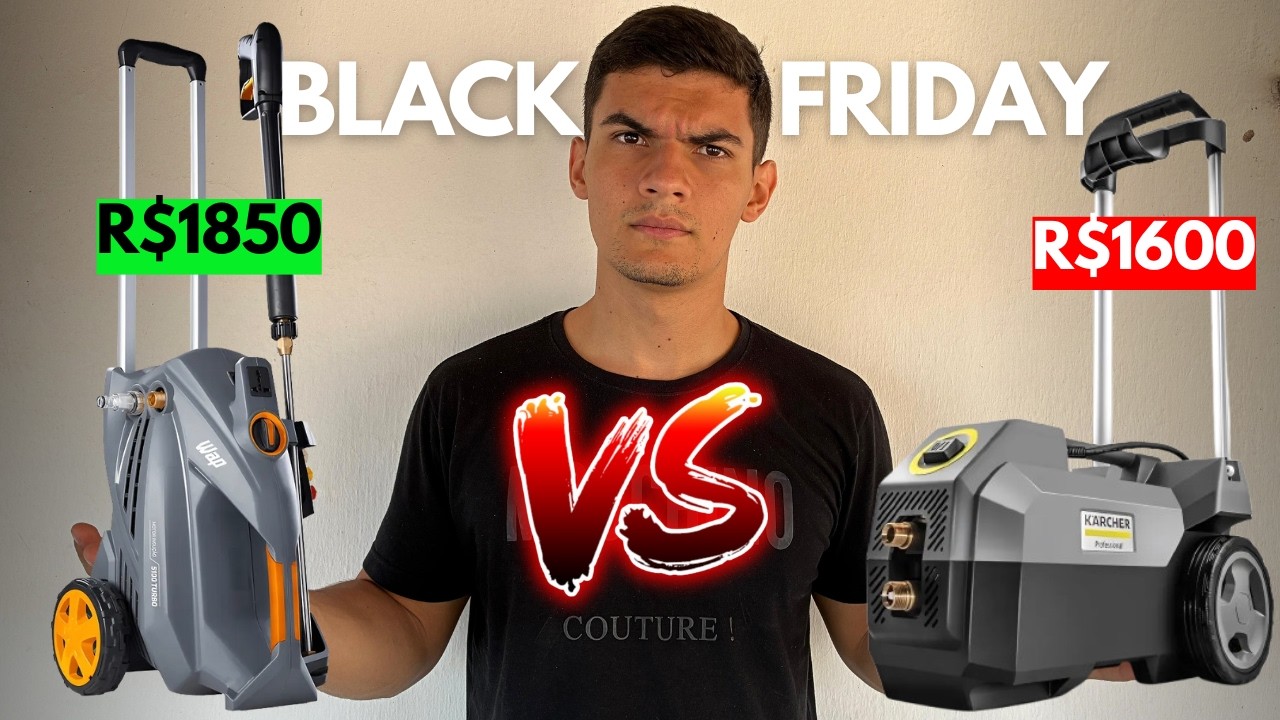 Qual escolher? WAP 5100 TURBO vs KARCHER HD 585 | Uso Profissional | Comparativo Black Friday 2025
