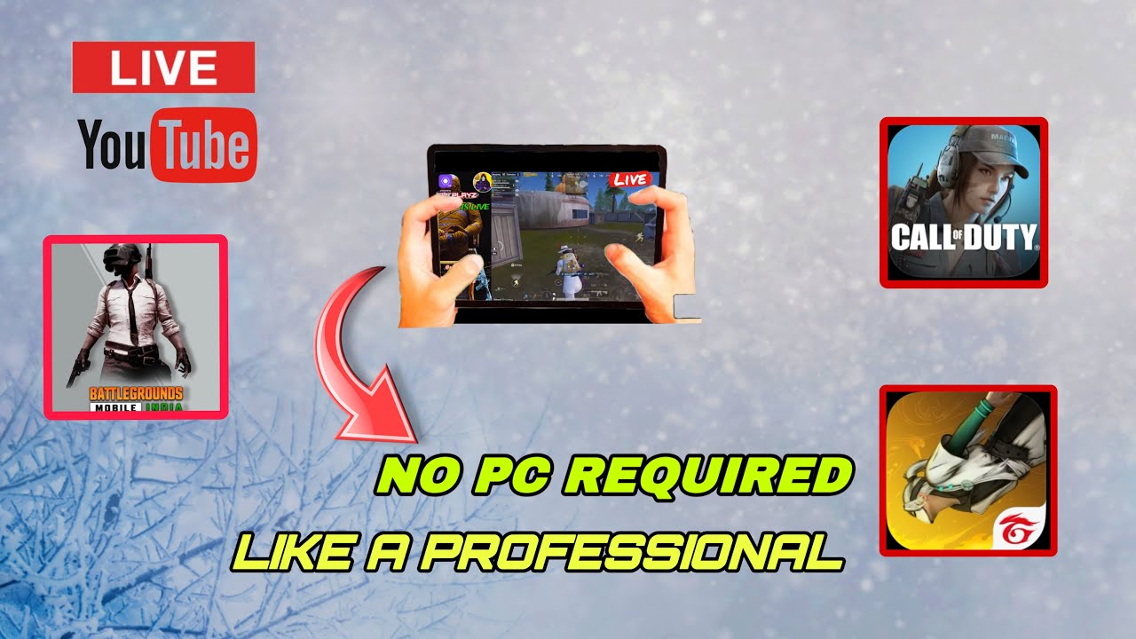 How to do professional live stream on youtube With Your Mobile .iPhone ...