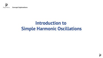 Introduction to Simple Harmonic Oscillations (C.1.1)