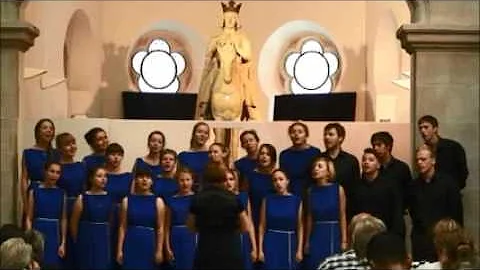 Choir Vdokhnovenie (Inspiration) singing at Europe...