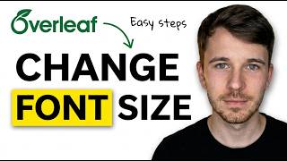 How to Change Font Size in Overleaf 2026 (Easy Step)