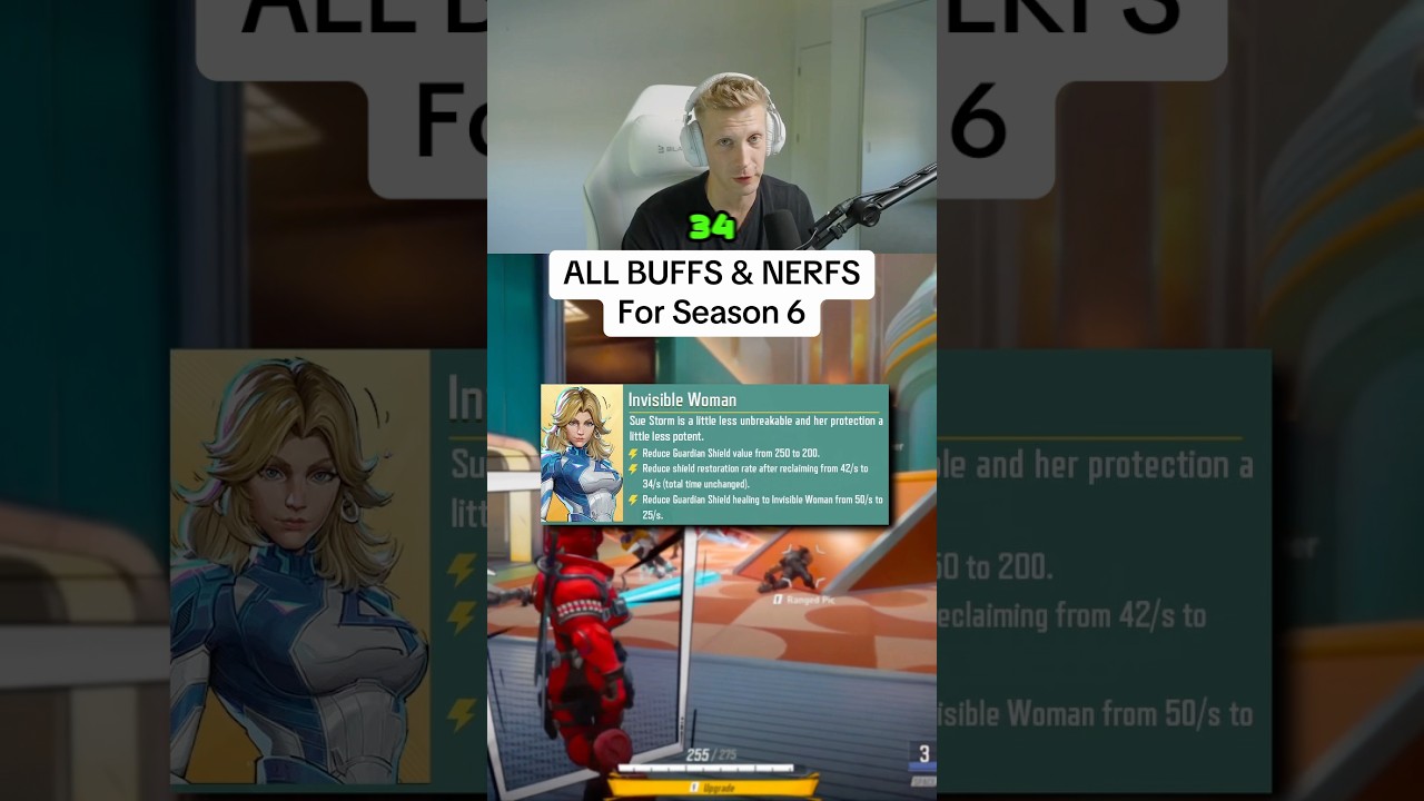 Все улучшения и ослабления для 6-го сезона 