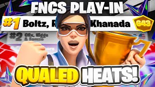 1ST PLACE FNCS PLAY-INS (DAY 2) 🏆 | ft. Khanada & Rapid