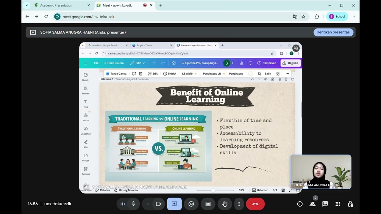 The benefits and challenges of online learning in higher education ✨🎓