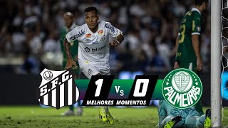 Santos 1 x 0 Palmeiras | Melhores Momentos (COMPLETO) | Paulistão 2024
