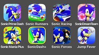 Sonic Prime Dash,Sonic Runners,Sonic Racing,Sonic Dream Team,Sonic Mania Plus,Sonic Dash,SonicForces screenshot 1