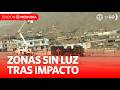 Cisterna impacta poste y deja zonas sin luz | Edición Mediodía | Noticias Perú
