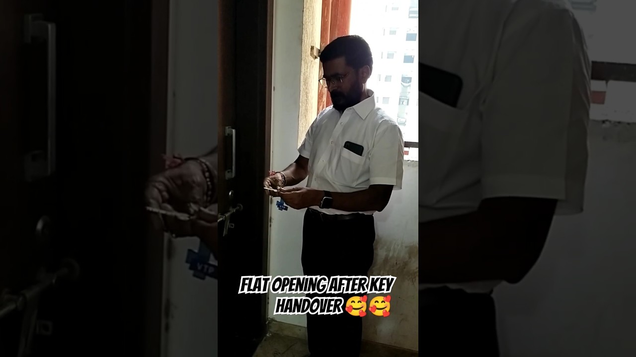 Handover new flat key 🗝️ 🔐  