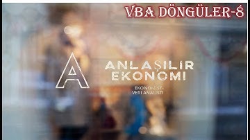 Anlaşılır Ekonomi Excel Vba Döngüler-8 (DoEvents Yapısı)