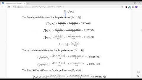 Interpolation II | Numerical Methods
