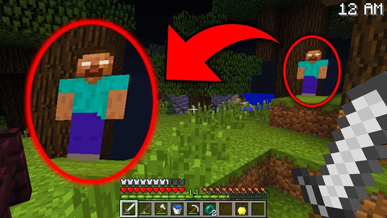 Actual Proof that Herobrine is REAL in Minecraft (Herobrine Survival