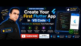 8. How to Run Flutter first app on VS Code? | Flutter First App Execution on VS Code