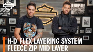 Harley-Davidson Men's H-D Flex Layering System Fleece Zip Mid Layer Overview by Harley-Davidson 980 views 2 weeks ago 1 minute, 35 seconds