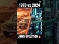 Suzuki Jimny Evolution 1970–2024 | Full Timeline &amp; Off-Road Legend 🔥 #offroad #ytshorts