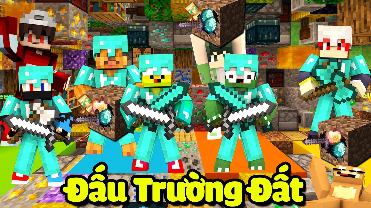 MINI GAME : ĐẤU TRƯỜNG ĐẤT ** KHÔNG LÀM MÀ CÓ ĐỒ VIP THÌ ĐÀO ĐẤT ??