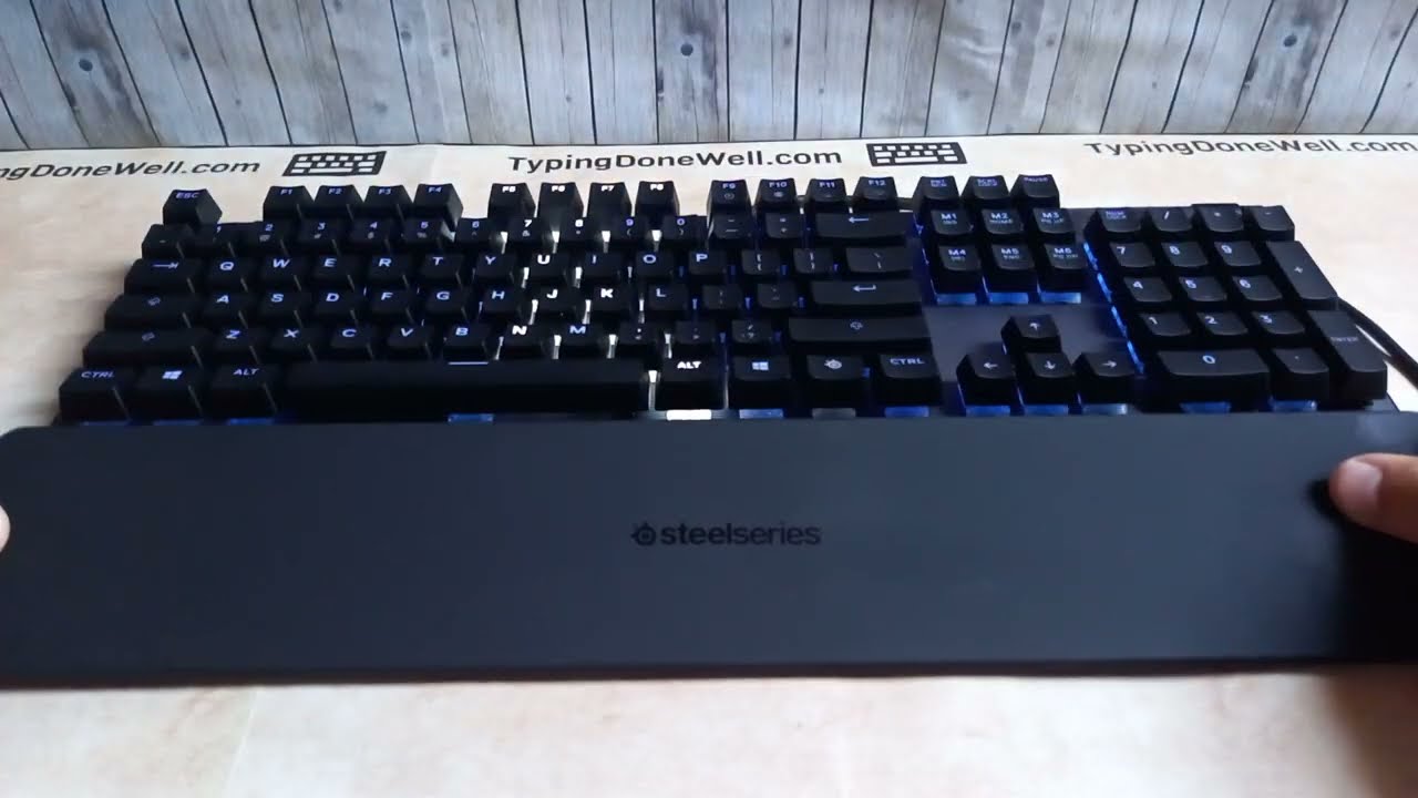 SteelSeries Apex 5 - wrist rest (short test)