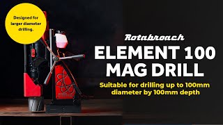Element 100 Mag Drill Key Features - Rotabroach