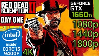 Red Dead Redemption 2 / II - GTX 1660 ti - i5 9400f - 1080p - 1440p - 1800p - 4K - Benchmark PC
