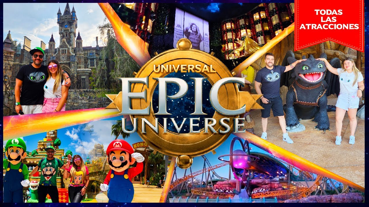 ✨ UNIVERSAL EPIC UNIVERSE ORLANDO 🌎 | TODAS LAS ATRACCIONES 🎢 TODOS LOS 5 MUNDOS 🌐 | CESARE 182