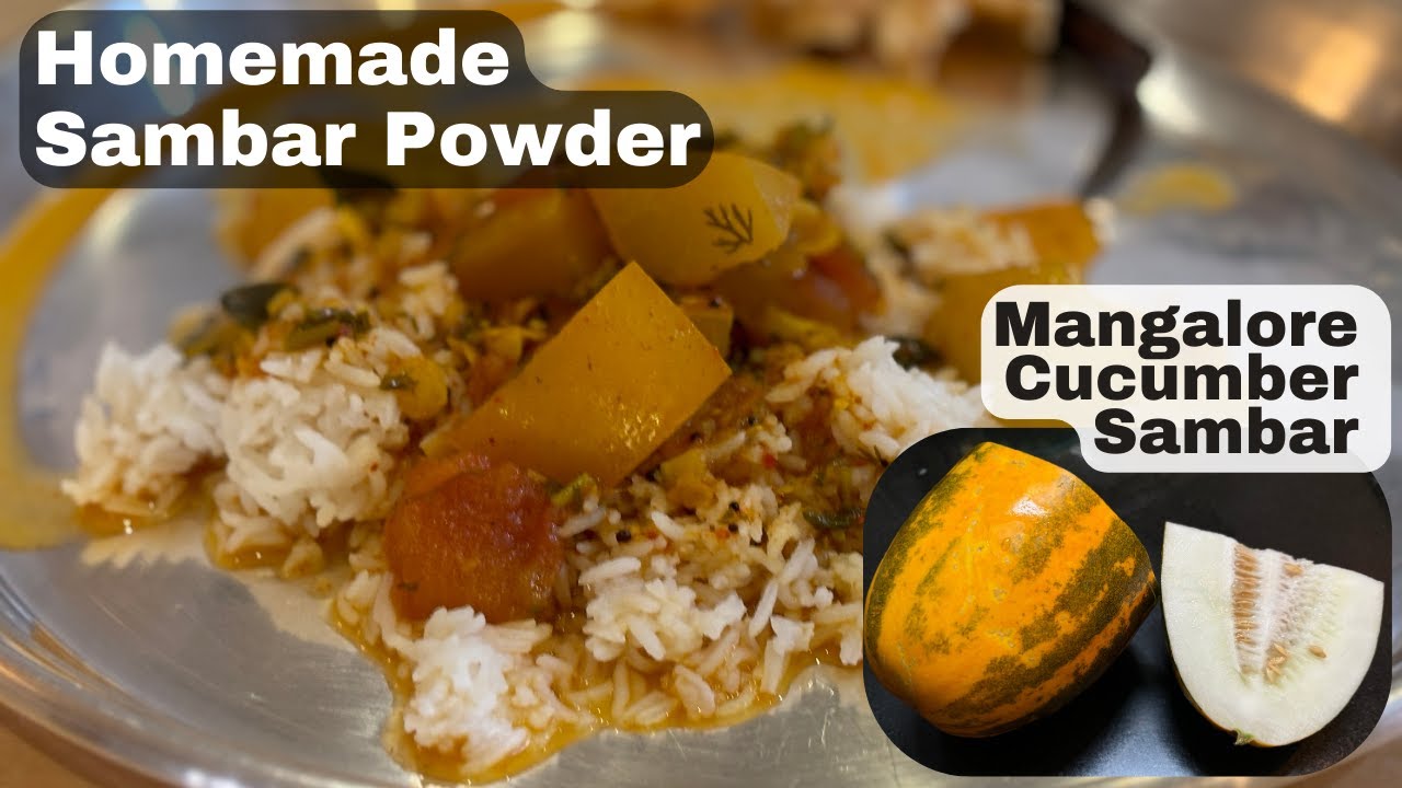 Mangalore Cucumber Curry | Southekayi Sambar | ಸೌತೆಕಾಯಿ ಸಾಂಬಾರ್ Recipe ...