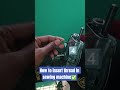 how to insert thread in sewing machine✅ @siritailors1