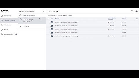 Restaurar copias de seguridad de los Servidores Cloud y Dedicados de Arsys | Tutorial