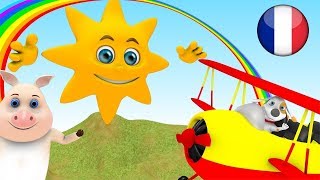 Monsieur Soleil  | Comptines pour Enfants | Dessin Animé Francais | Little Treehouse | Mr Golden Sun