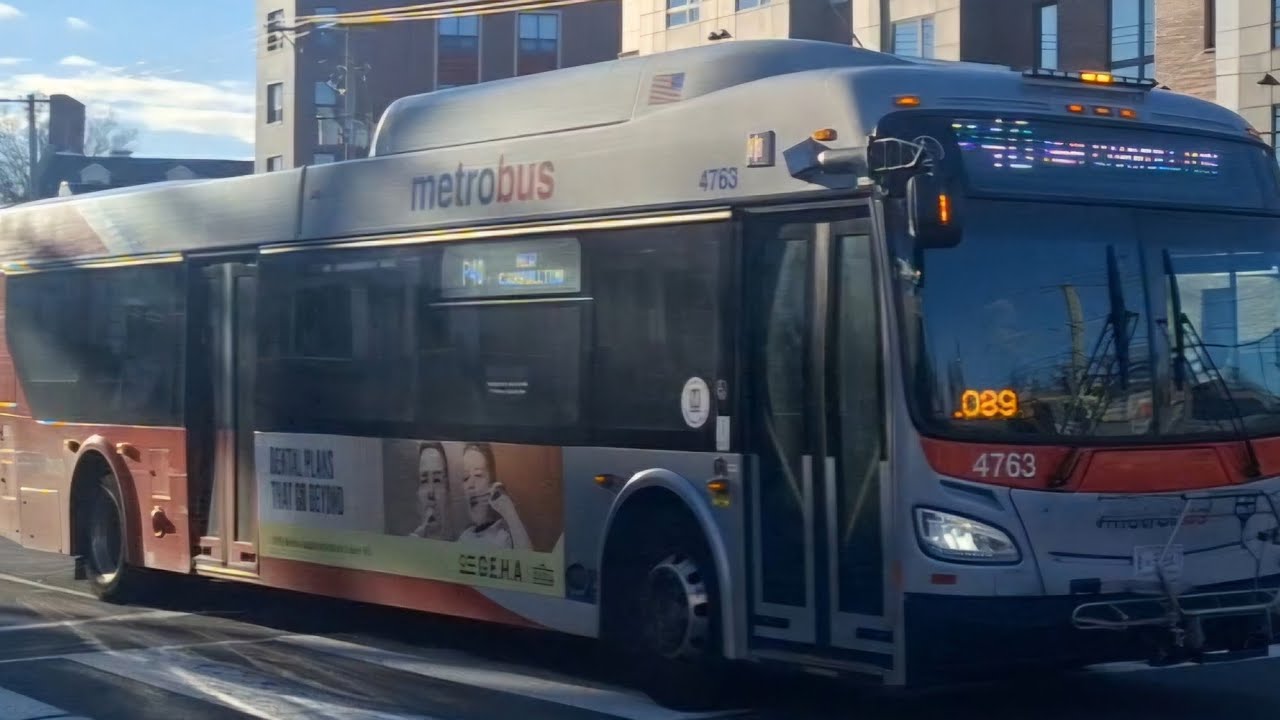 WMATA Metrobus 2023 New Flyer XD40 4763 On Route P40 (Formerly T14/T18) [NEW ROUTE]