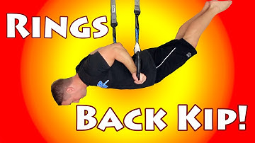 Olympics Gymnastics Rings - Back Kip