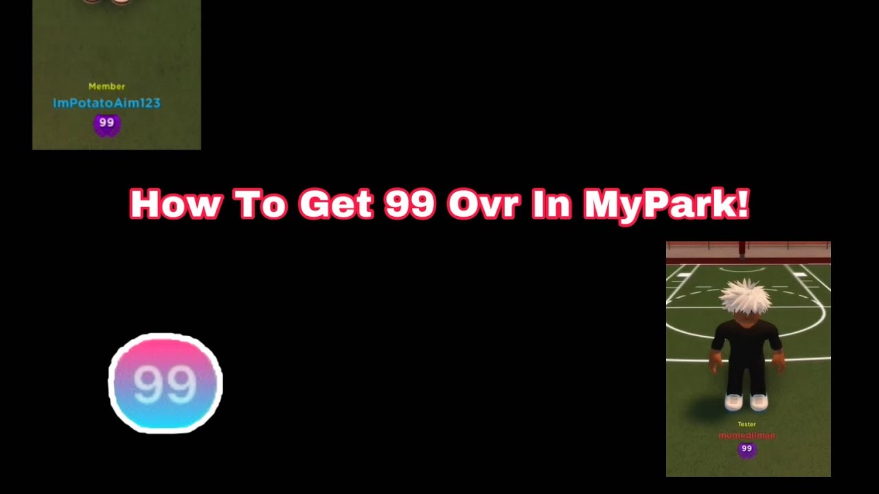 How To Get 99 Overall In MyPark Roblox MyPark YouTube 