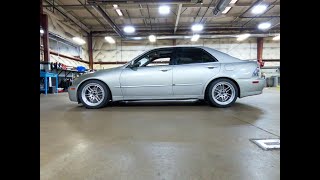 Installing Enkei RPF1 wheels on my LS swapped IS300