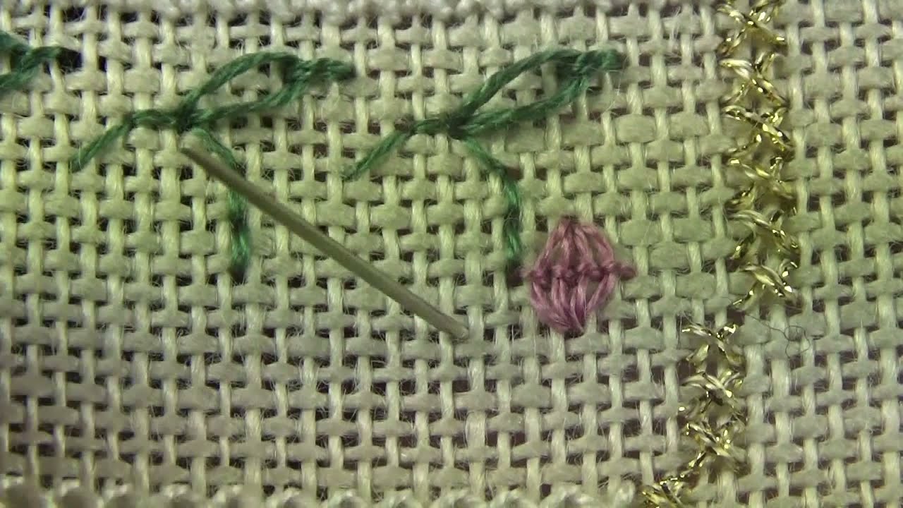 Delicate Flower Cross Stitch Pattern - Peacock & Fig