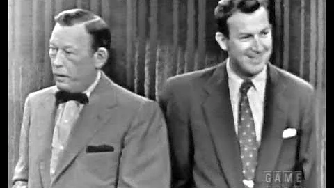 TWO FOR THE MONEY: Guests Fred Allen, Herb Shriner...