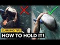 Rock climbing tips how to hold and hang on sloper holds
