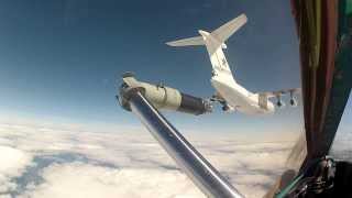 refueling MiG-31 from the cockpit