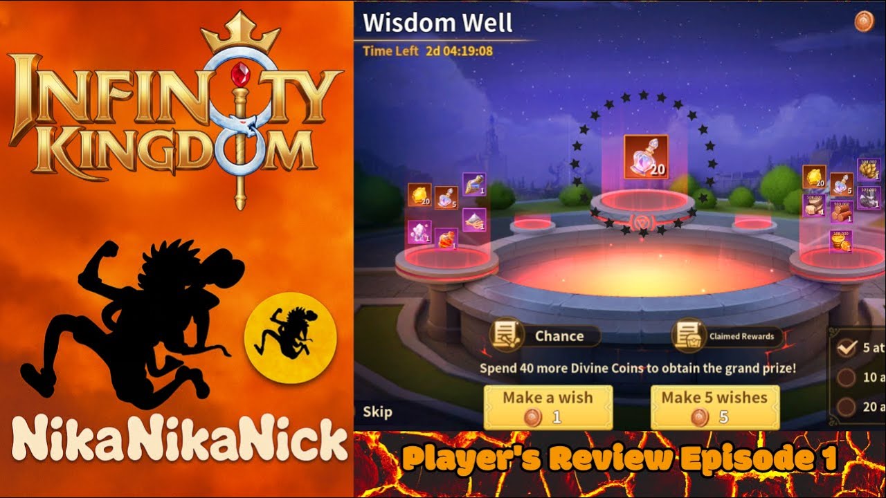 Wisdom Well Revamp Review — Revamped Event Done Right | Infinity Kingdom