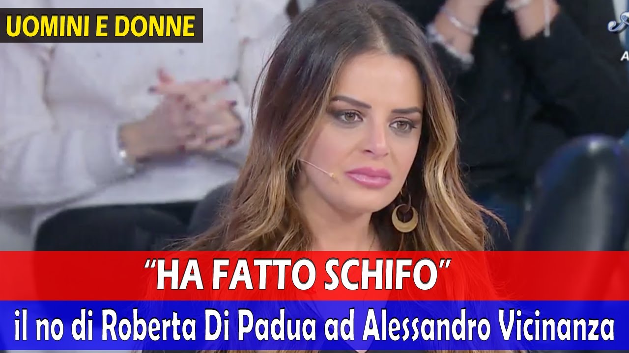 Roberta risponde seccata alla proposta di Alessandro