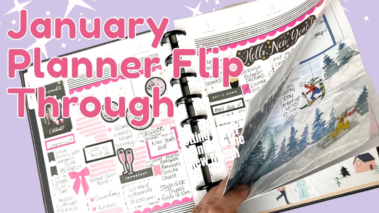 January 2026 Planner Flip Through