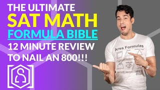 SAT Math Formula Bible  23 ESSENTIAL Formulas to Earn an 800!