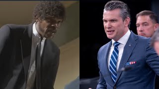 Hegseth Quotes Pulp Fiction Fake Bible Verse At Pentagon Prayer Service