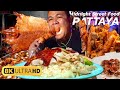 Street Food PATTAYA Night Life 12 Hours Eating Challenge