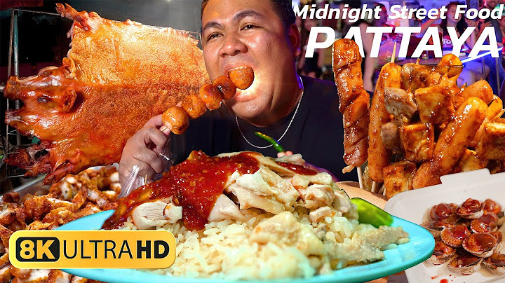 Street Food PATTAYA Night Life 12 Hours Eating Challenge